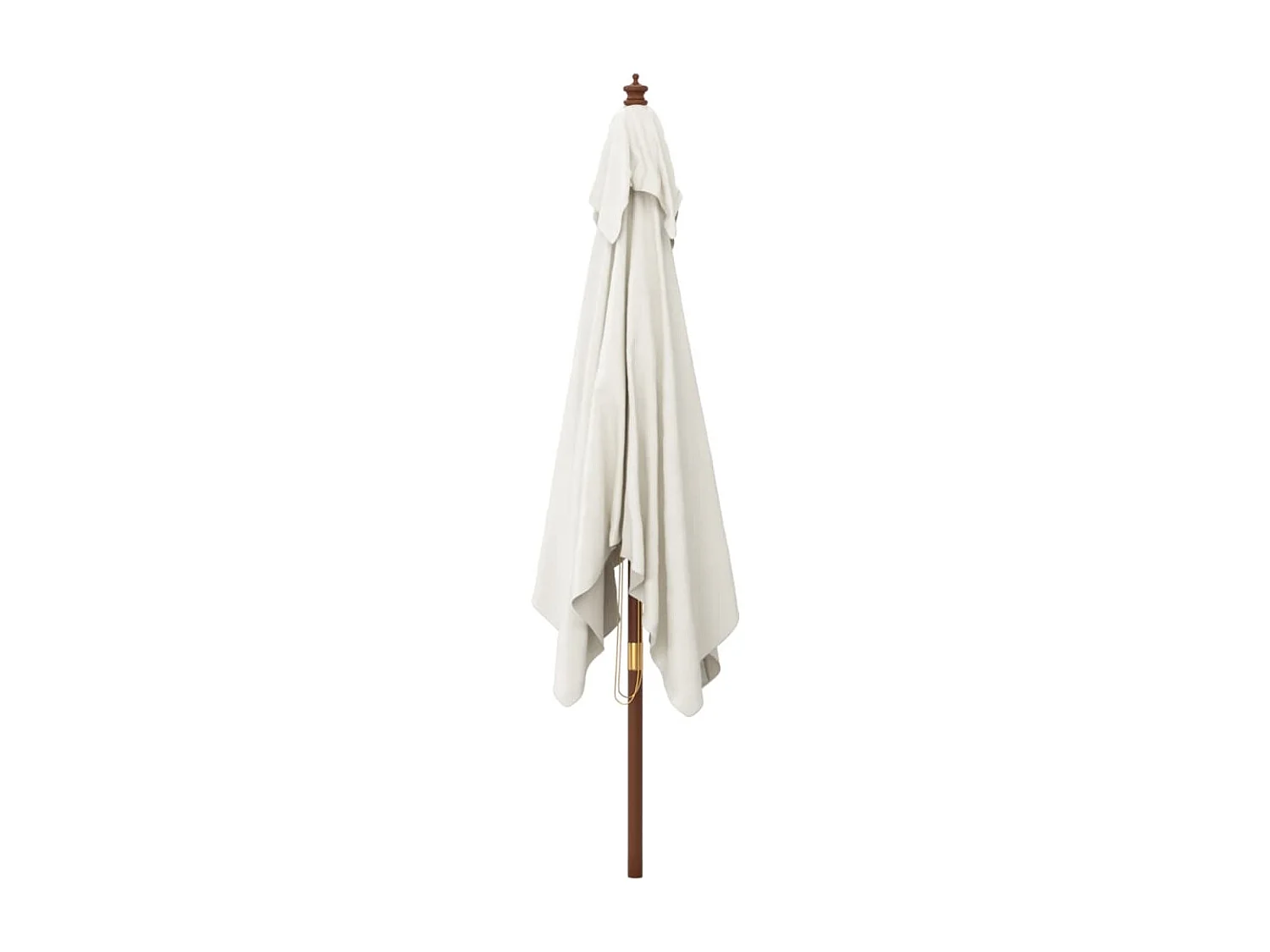 Parasol de jardin avec bois marron 300 x 300 x 273 cm 02_0008355