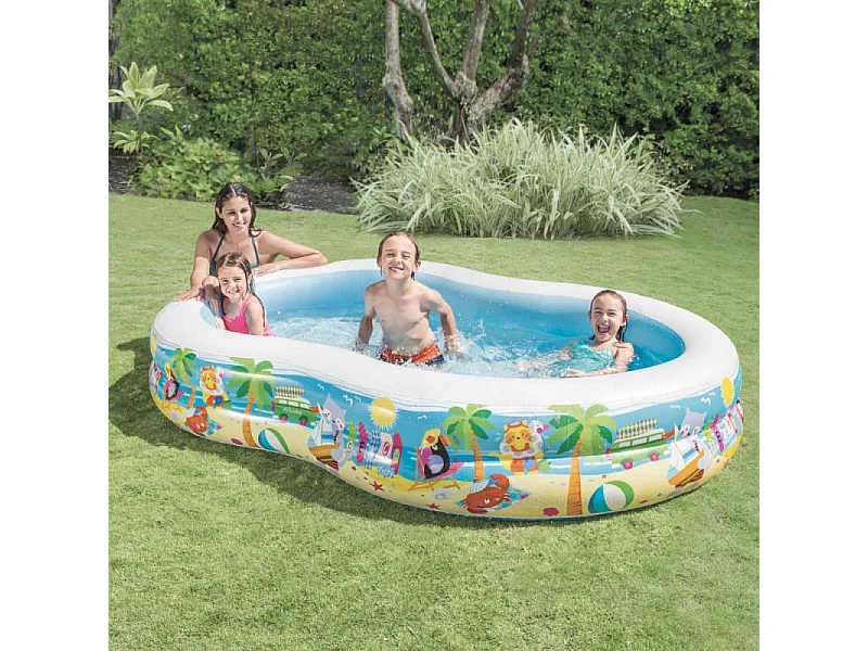 Piscine Enfant "Paradise Lagoon" 262cm Bleu