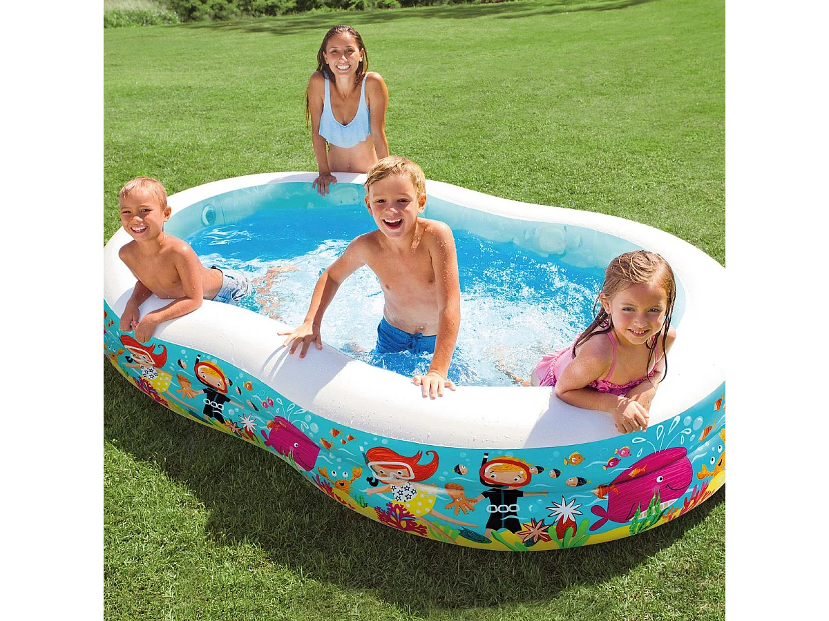 Piscine Enfant "Paradise Lagoon" 262cm Bleu