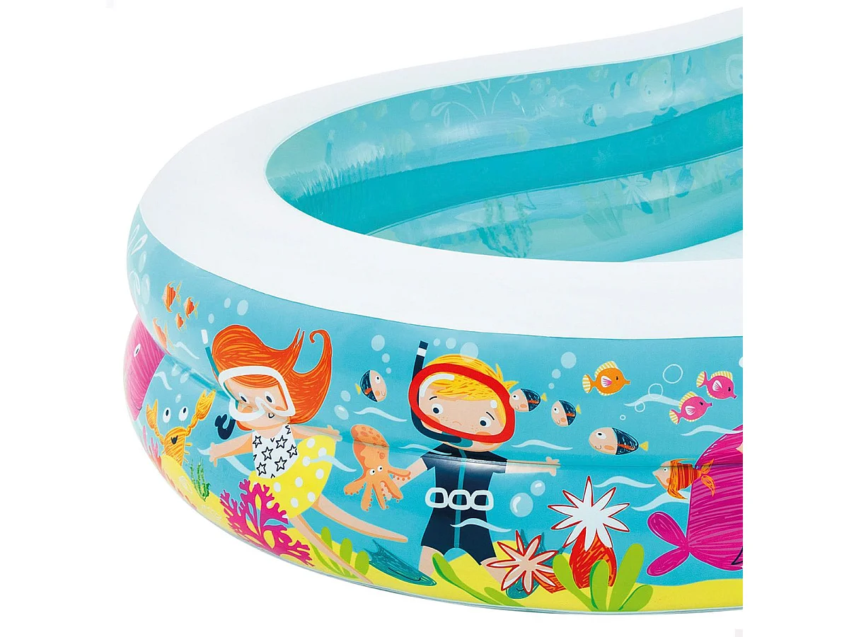 Piscine Enfant "Paradise Lagoon" 262cm Bleu