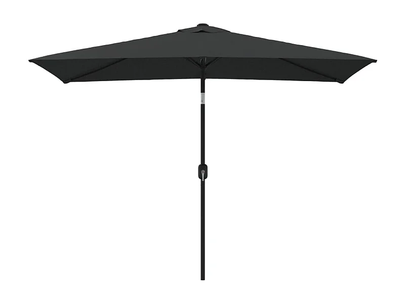 Guarda-sol com haste de metal 300 x 200 cm preto 02_0008134
