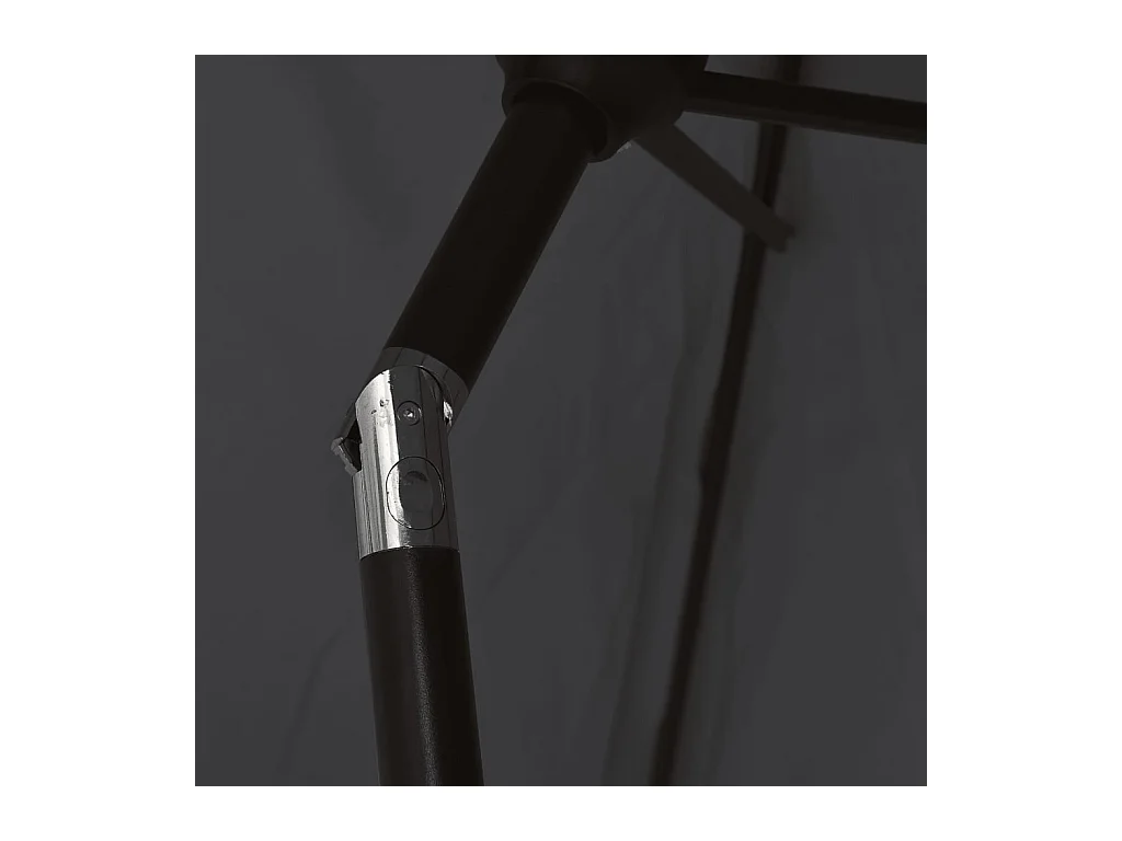 Guarda-sol com haste de metal 300 x 200 cm preto 02_0008134