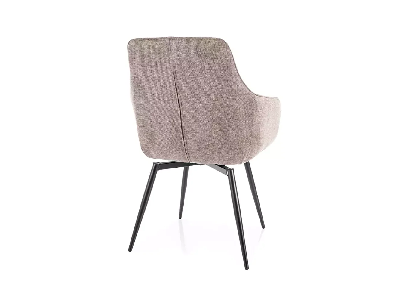 Chaise pivotante avec retour automatique beige, ressorts ensachés LOTINDA