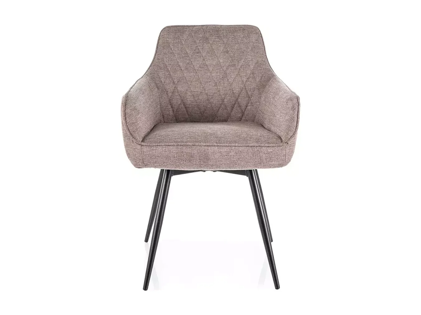 Chaise pivotante avec retour automatique beige, ressorts ensachés LOTINDA
