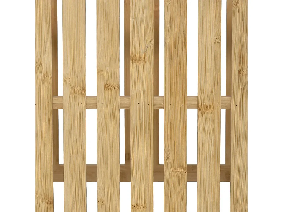 Banc 2 Paniers de Rangements en Bambou "Tidy" 66cm Naturel