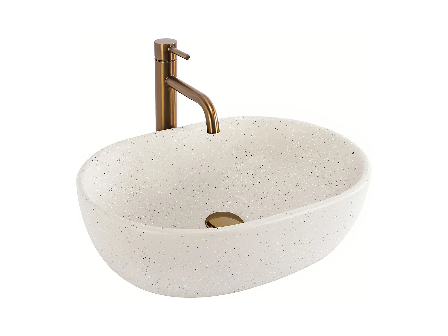 Vasque À Poser Rea Amelia Sandy Beige