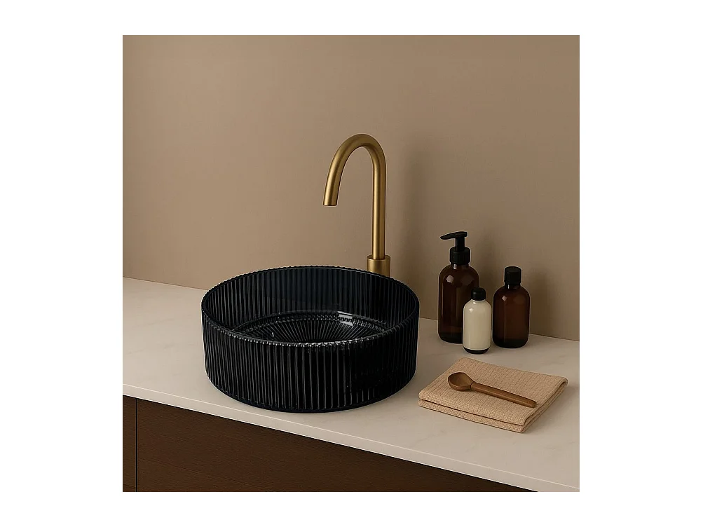 Lavabo Sobre Encimera Rea Ingrid 36 Black