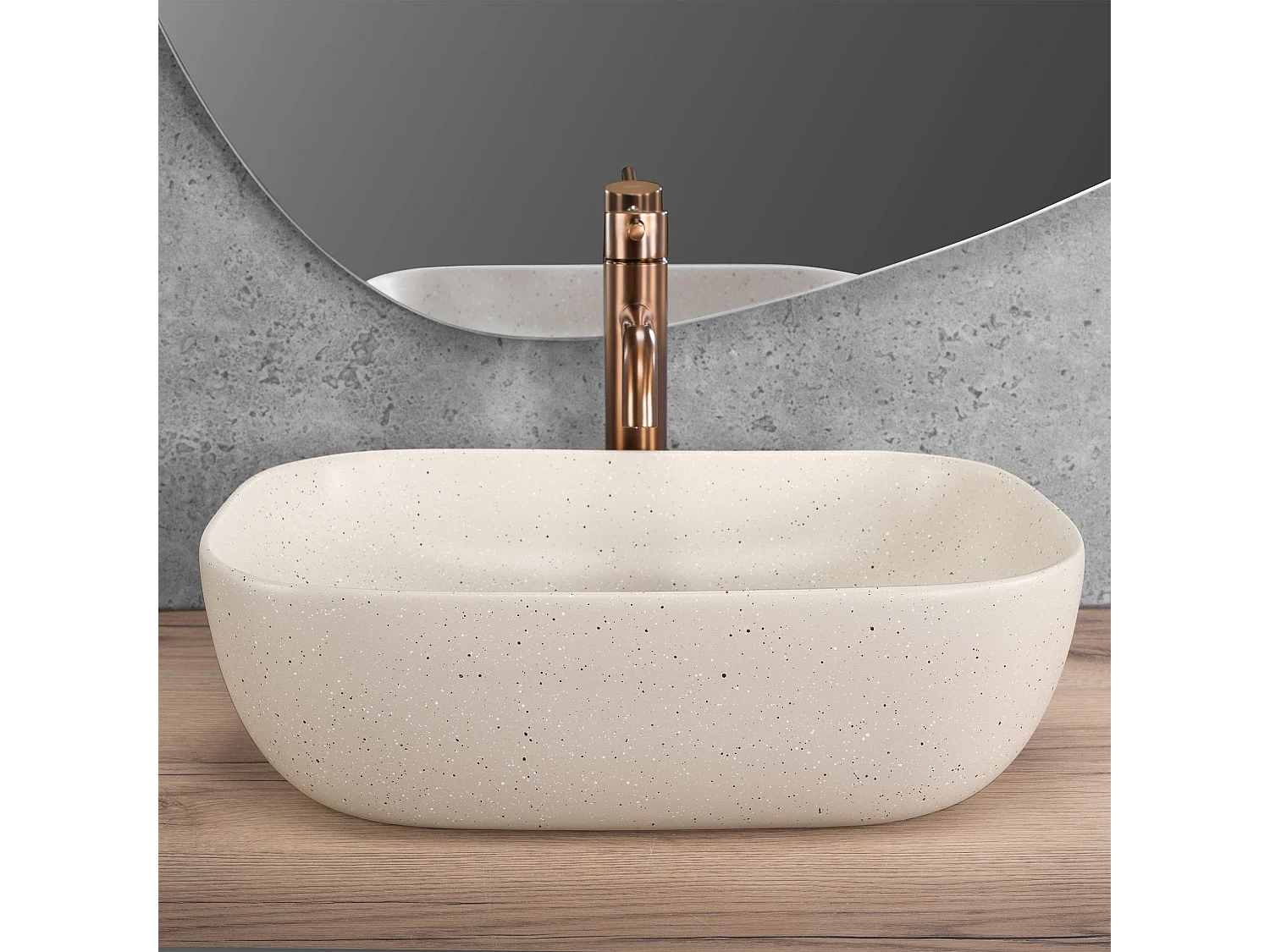 Vasque À Poser Rea Belinda Sandy Beige