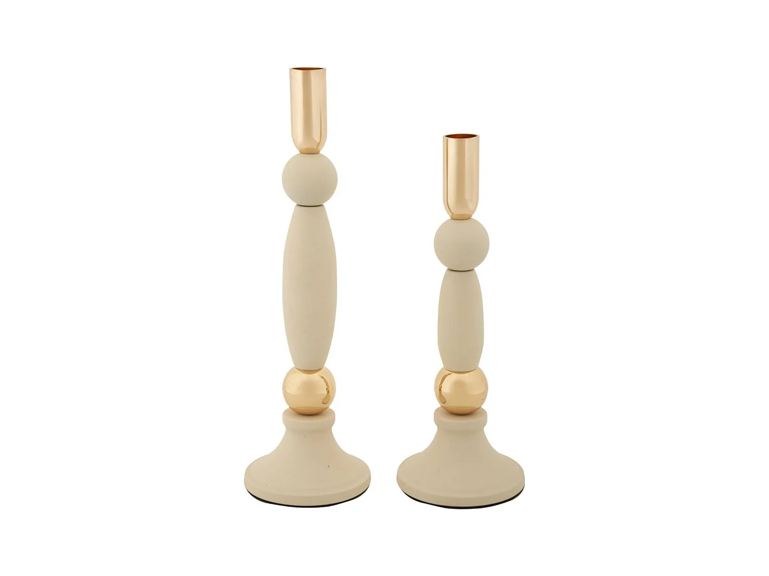 Bougeoir MF941, Beige, 9,5x9,5x30 cm, Epikasa
