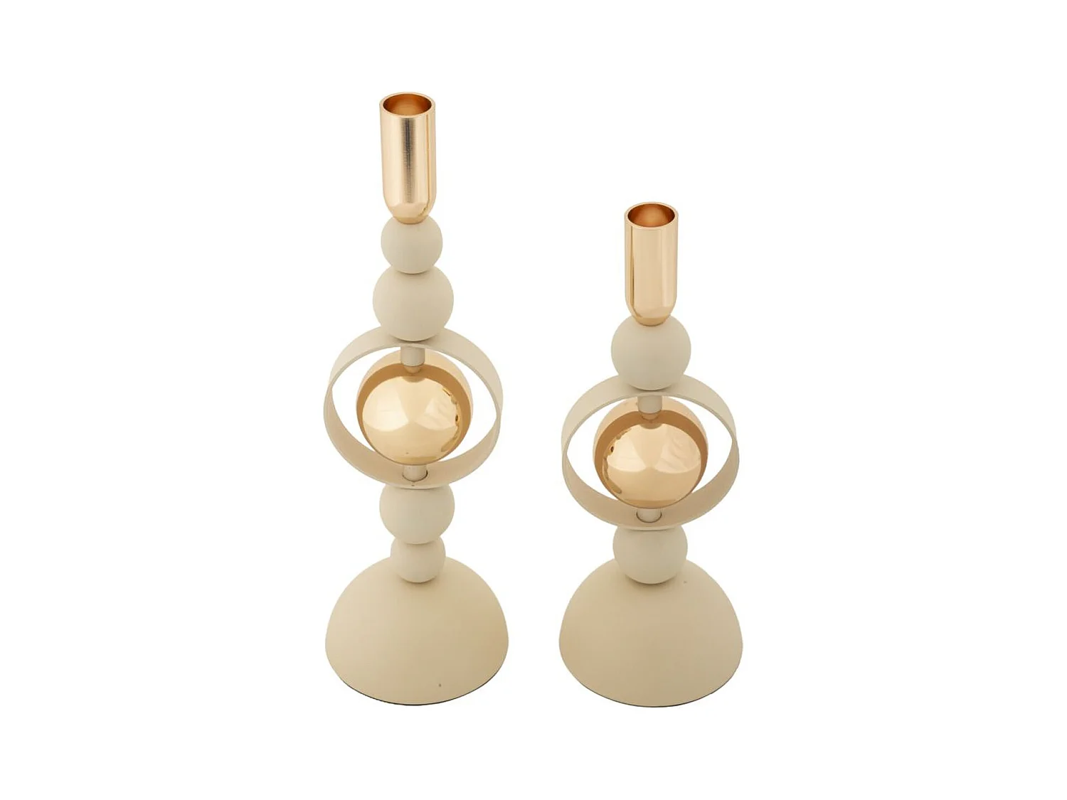 Bougeoir MF927, Beige, 10x10x33 cm, Epikasa