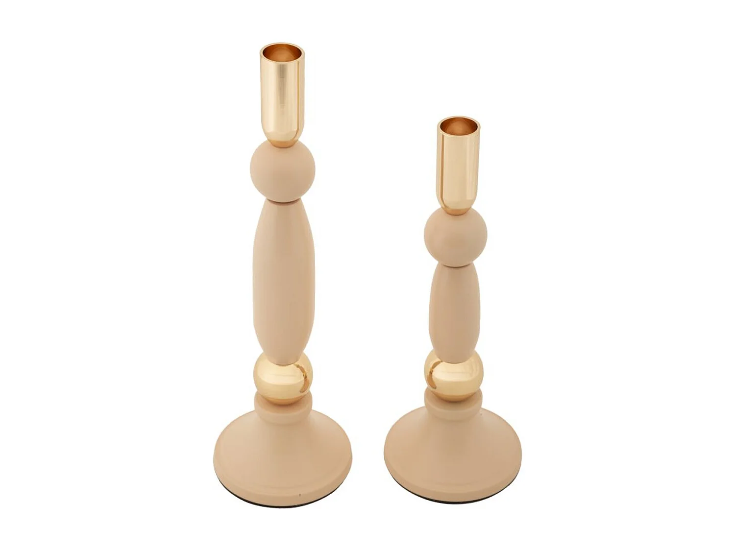 Portavelas MF942, Oro, 9,5x9,5x30 cm, Seven Design