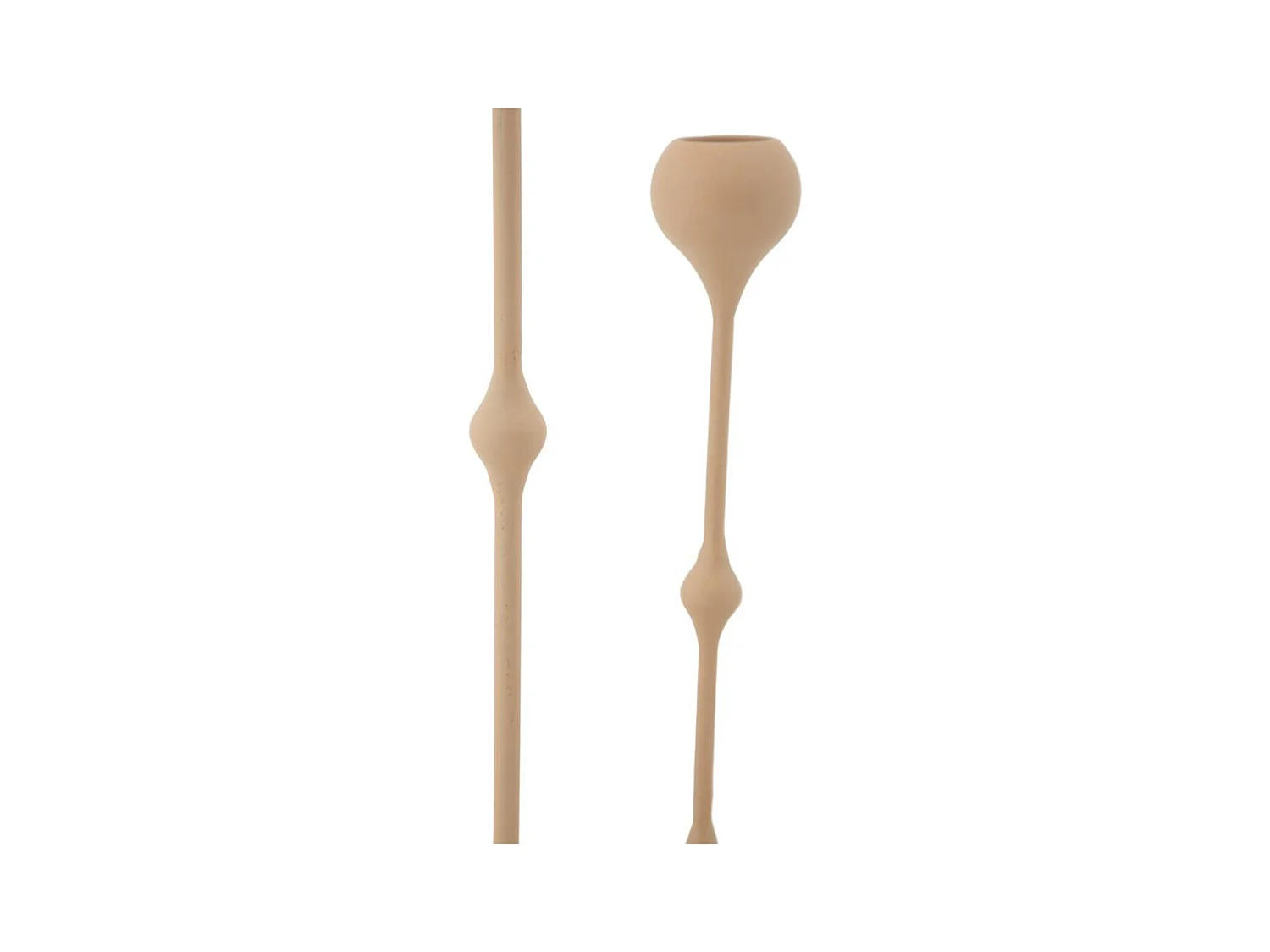 Bougeoir MF940, Or, 8x8x37 cm, Epikasa