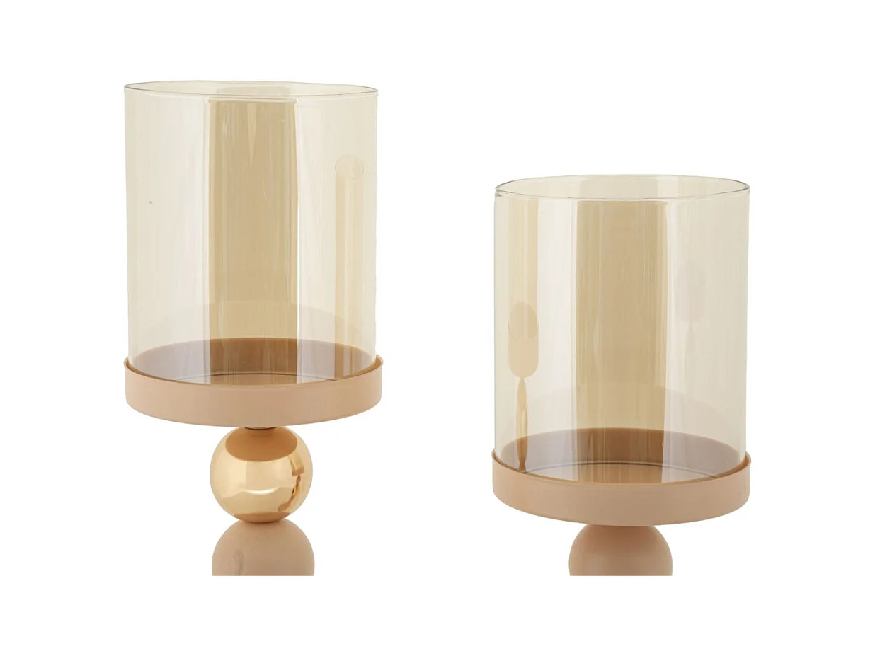 Bougeoir MF938, Or, 10x10x36 cm, Epikasa