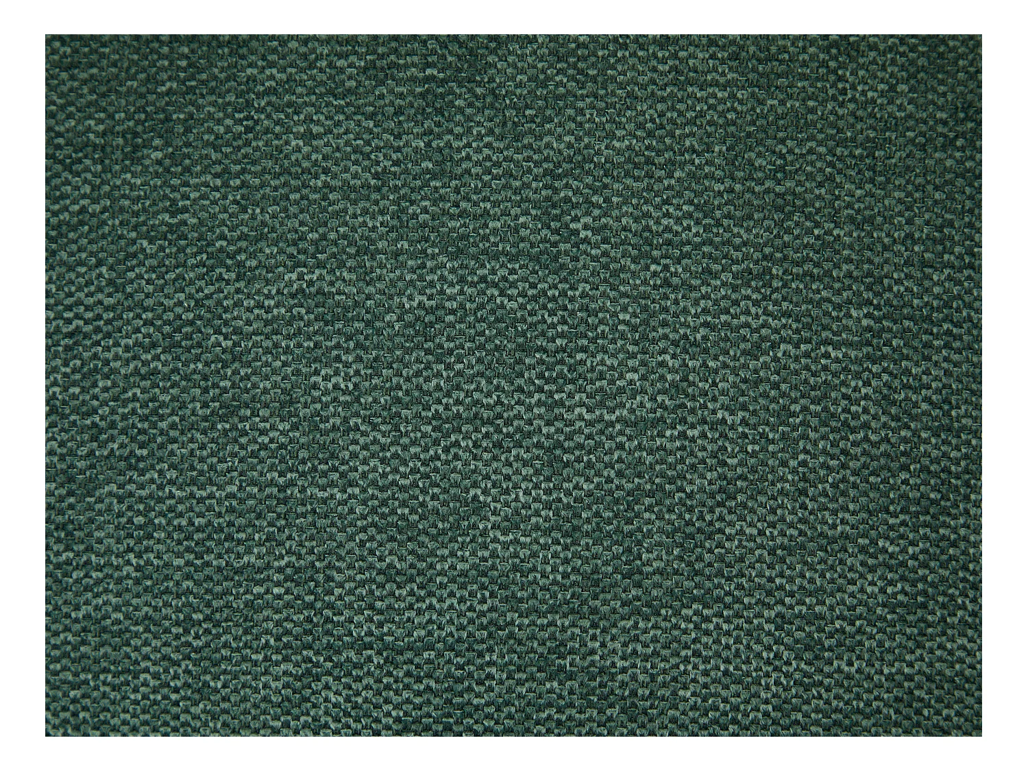 Sæt med 6 stole med armlæn i tekstureret stof og sort metal - Grøn - CILIENO