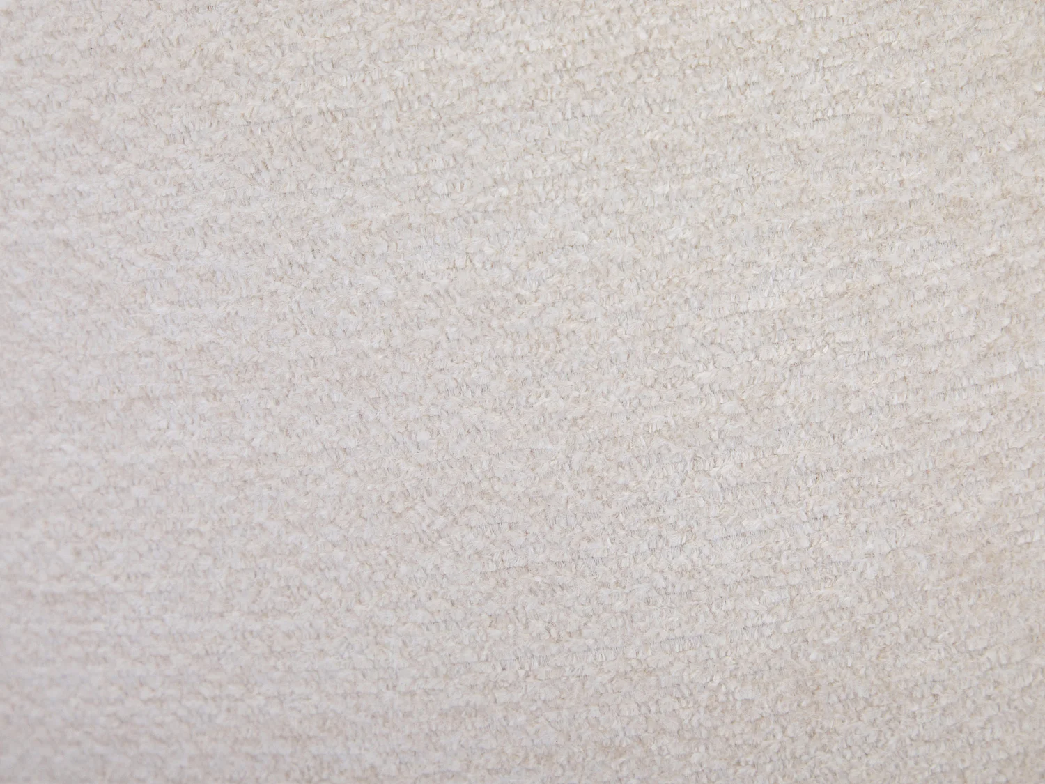 Lot de 6 chaises avec accoudoirs en tissu texturé et métal noir - Crème - CILIENO