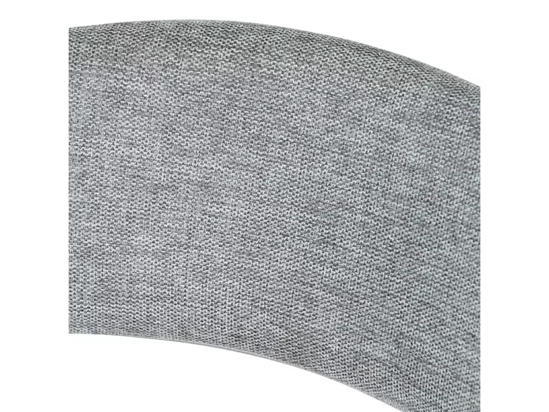 Chaise tissu en gris et piétement métal chêne confort doux et design JONAZ