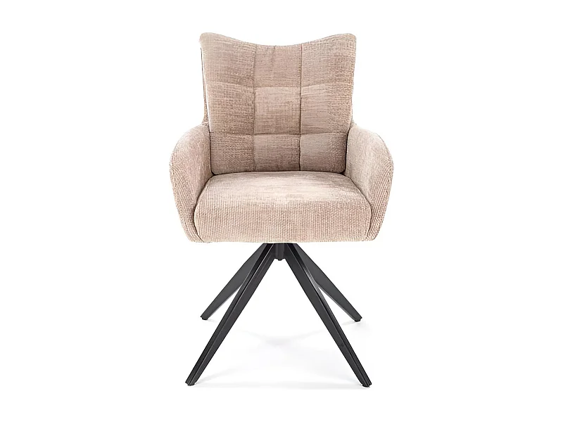 Chaise K540/housse en tissu/rotation 360/beige
