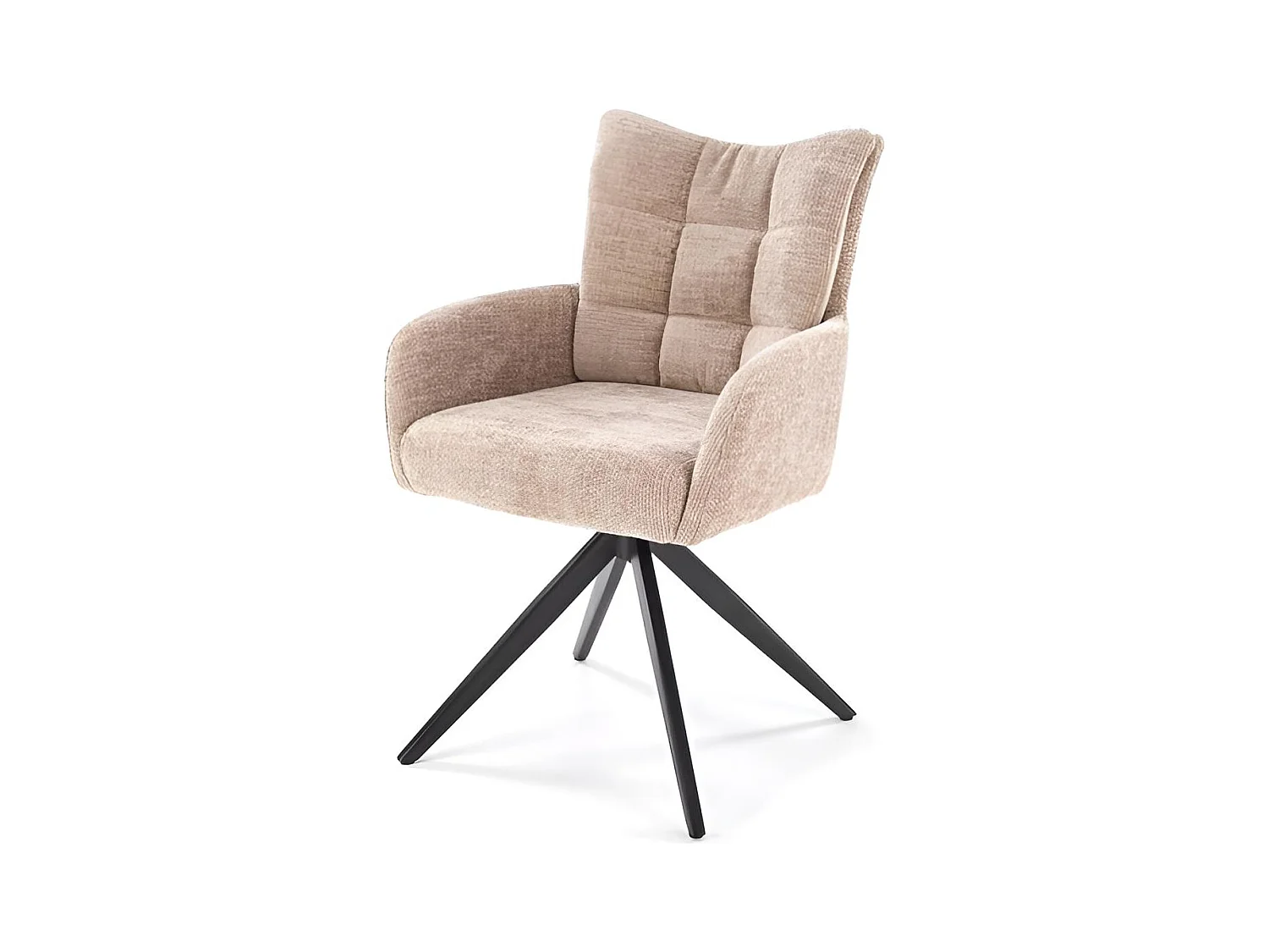 Chaise K540/housse en tissu/rotation 360/beige