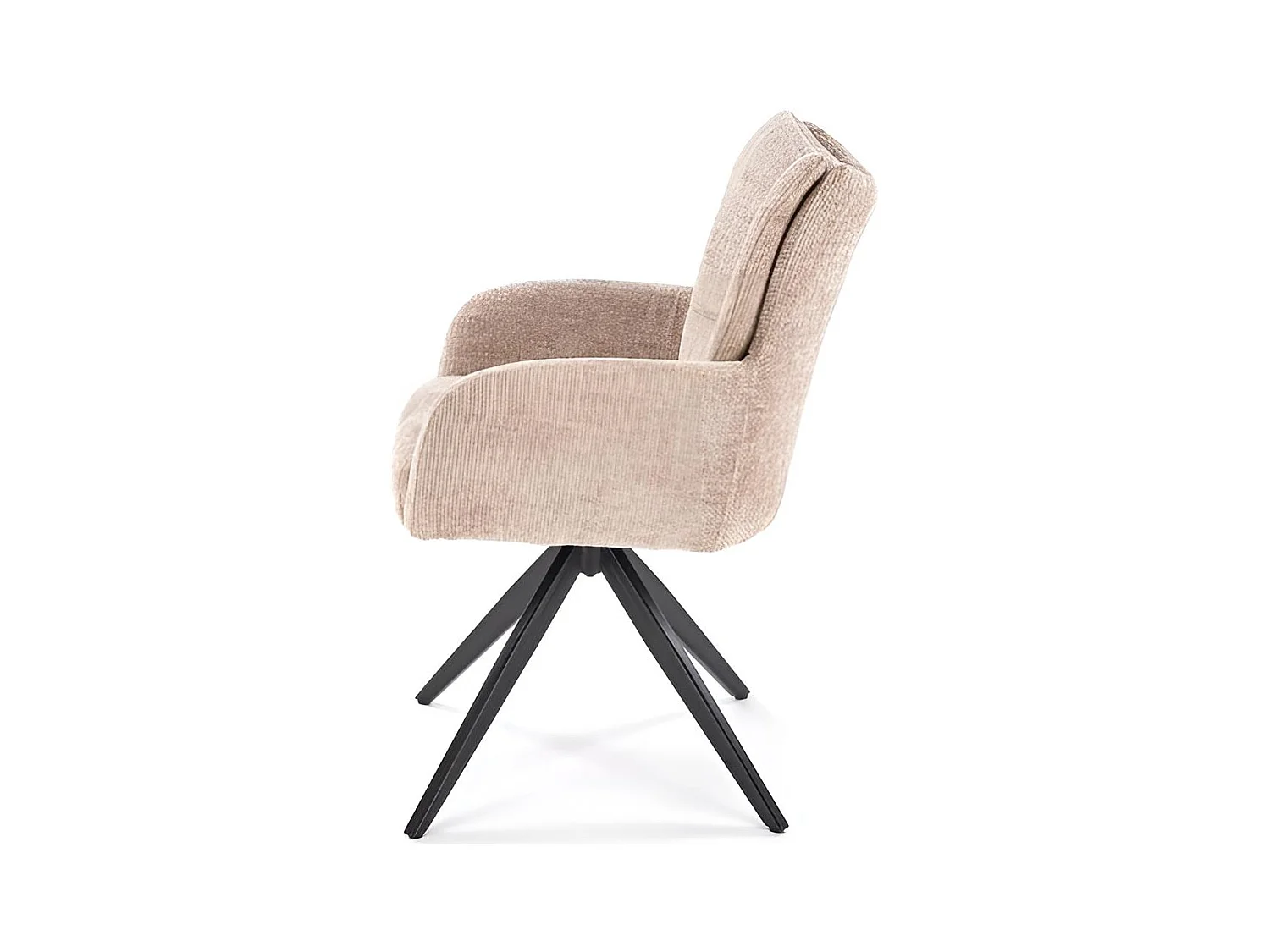 Chaise K540/housse en tissu/rotation 360/beige