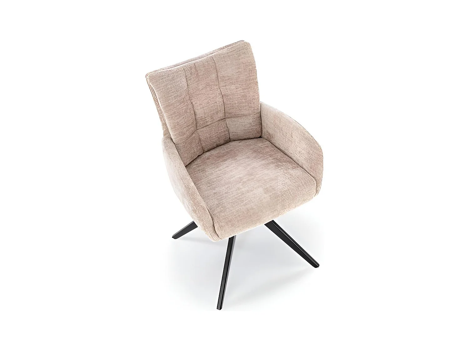 Chaise K540/housse en tissu/rotation 360/beige