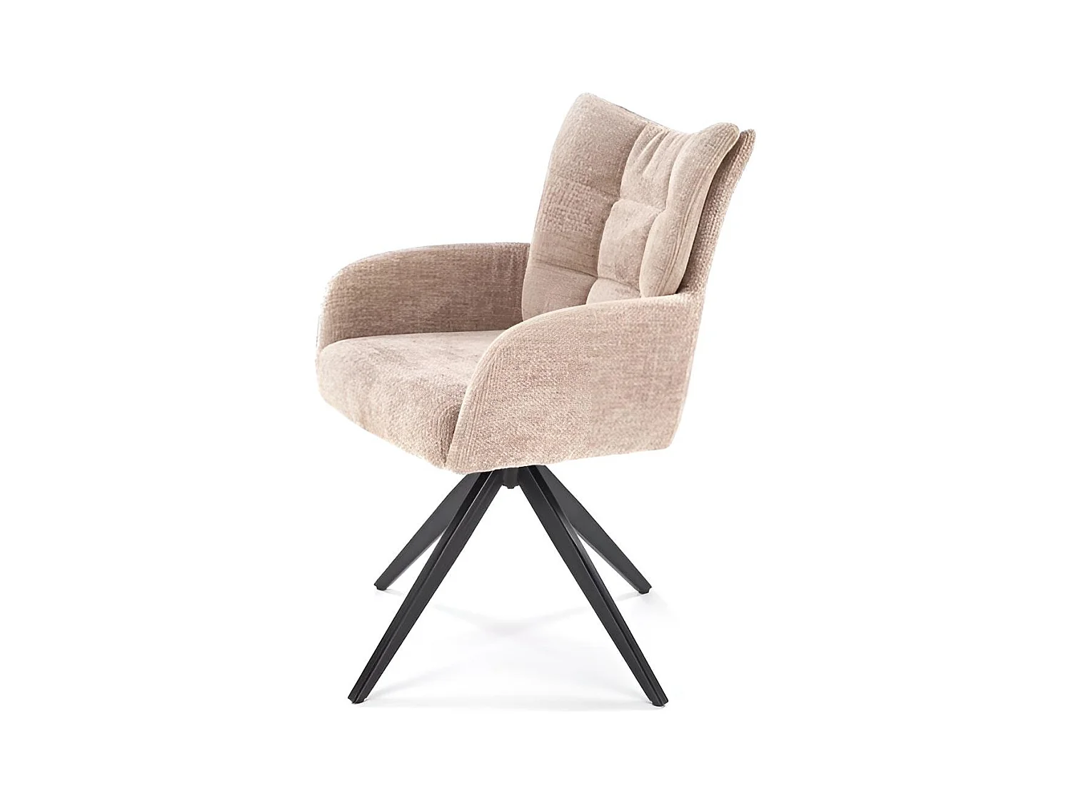 Chaise K540/housse en tissu/rotation 360/beige