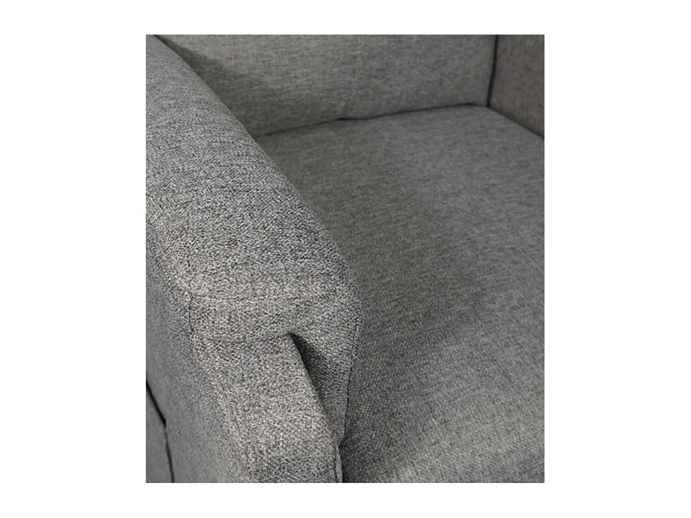Sillón relax de 101x75x74 cm de tela con motor eléctrico y eleva personas en gris Delta