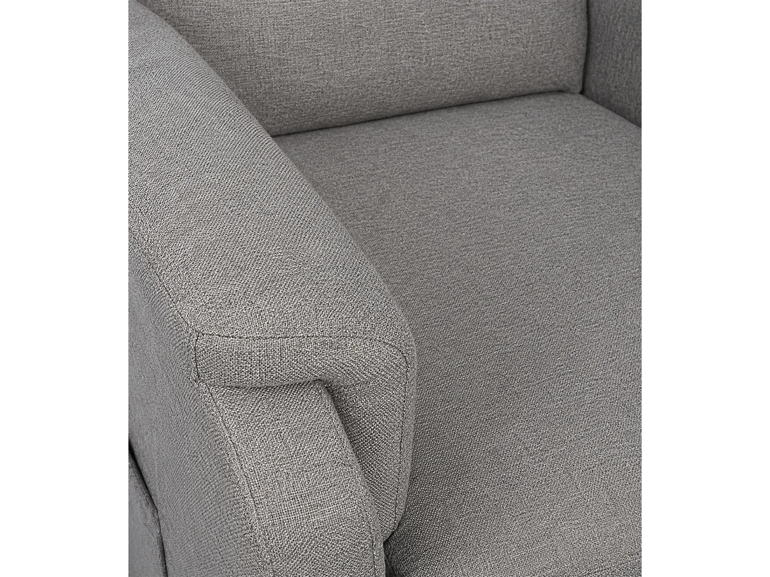 Sillón relax de 101x75x74 cm de tela con motor eléctrico y eleva personas en gris Delta