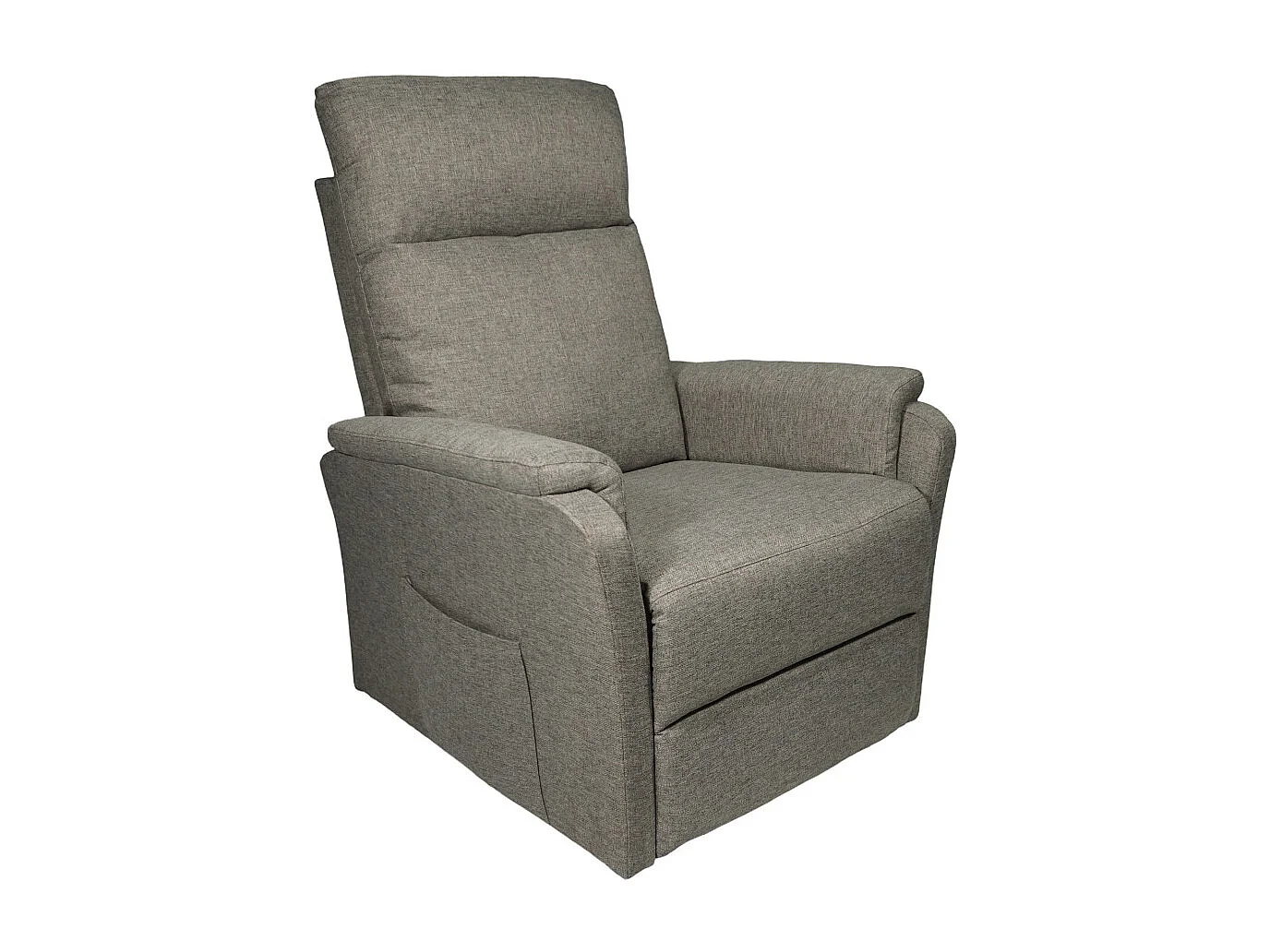 Sillón relax de 101x75x74 cm de tela con motor eléctrico y eleva personas en beige Delta