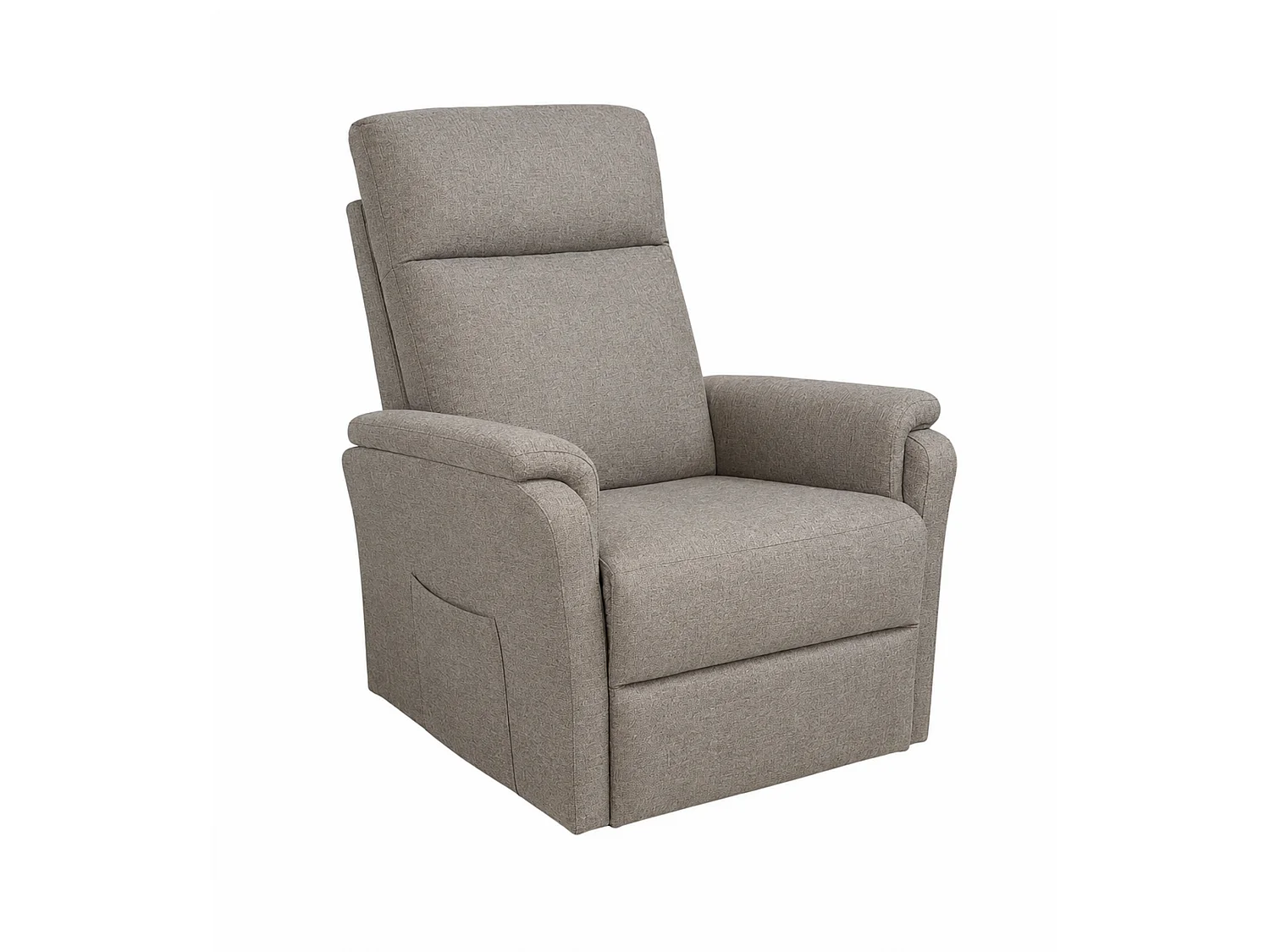 Sillón relax de 101x75x74 cm de tela con motor eléctrico y eleva personas en beige Delta