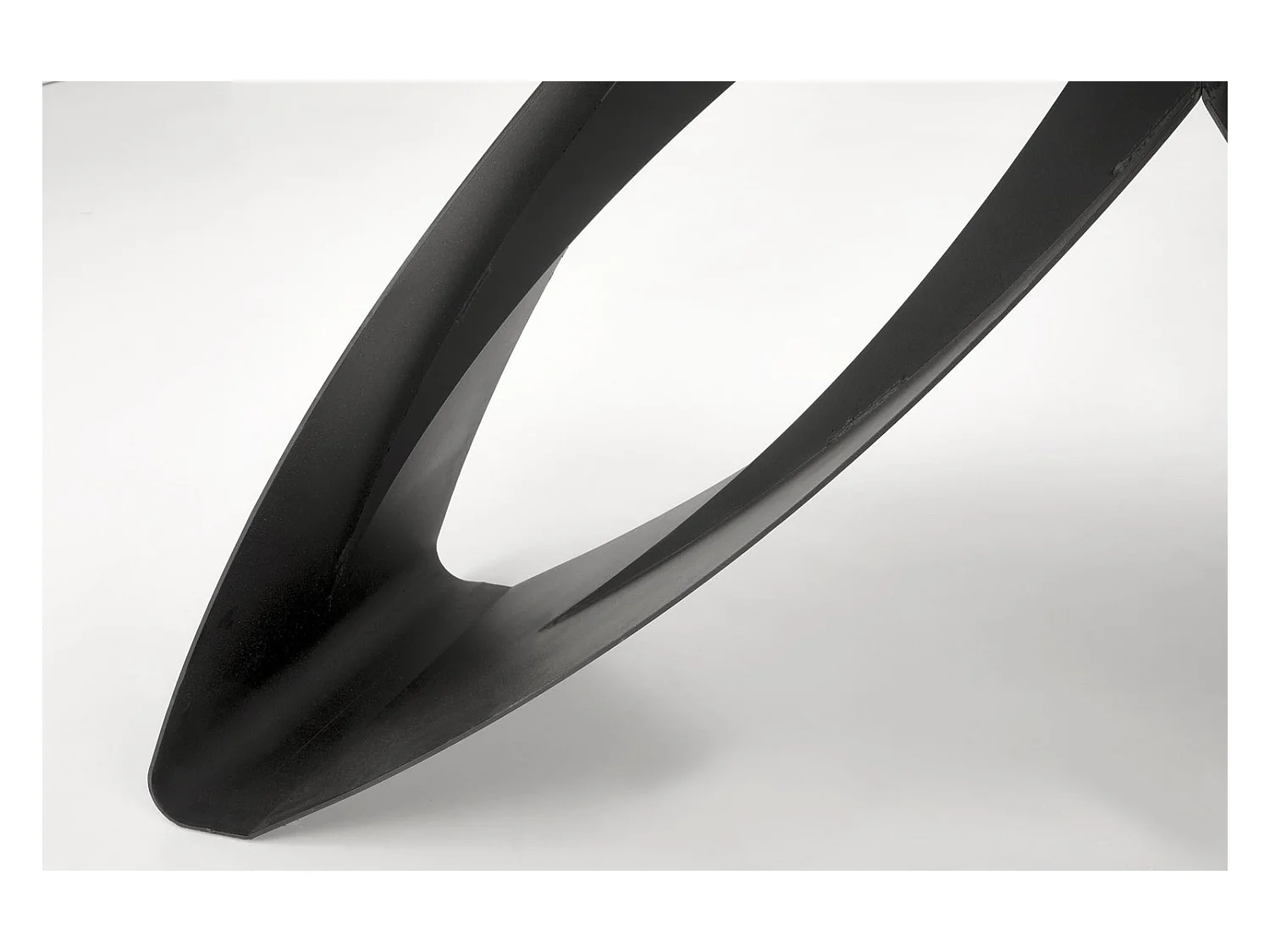 Tavolo da pranzo Hilario/Sinterizzato e metallo/Estensibile/Nero&Bianco