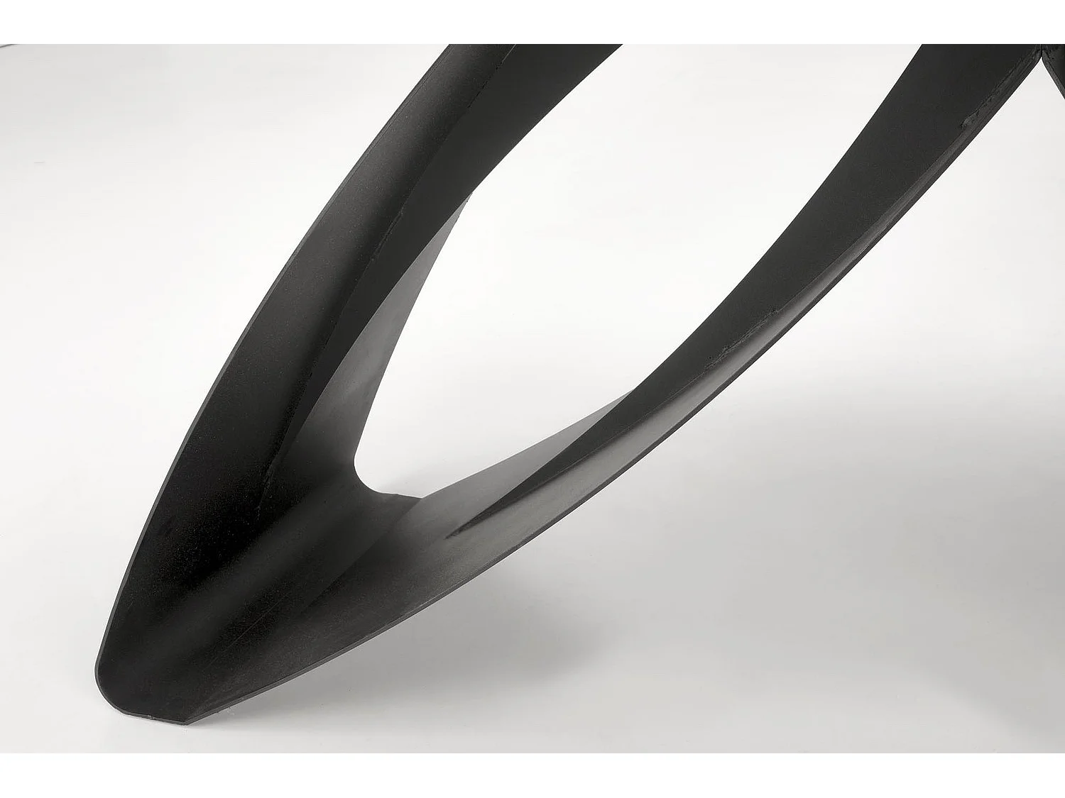 Tavolo da pranzo Hilario/Sinterizzato e metallo/Estensibile/Nero&Bianco