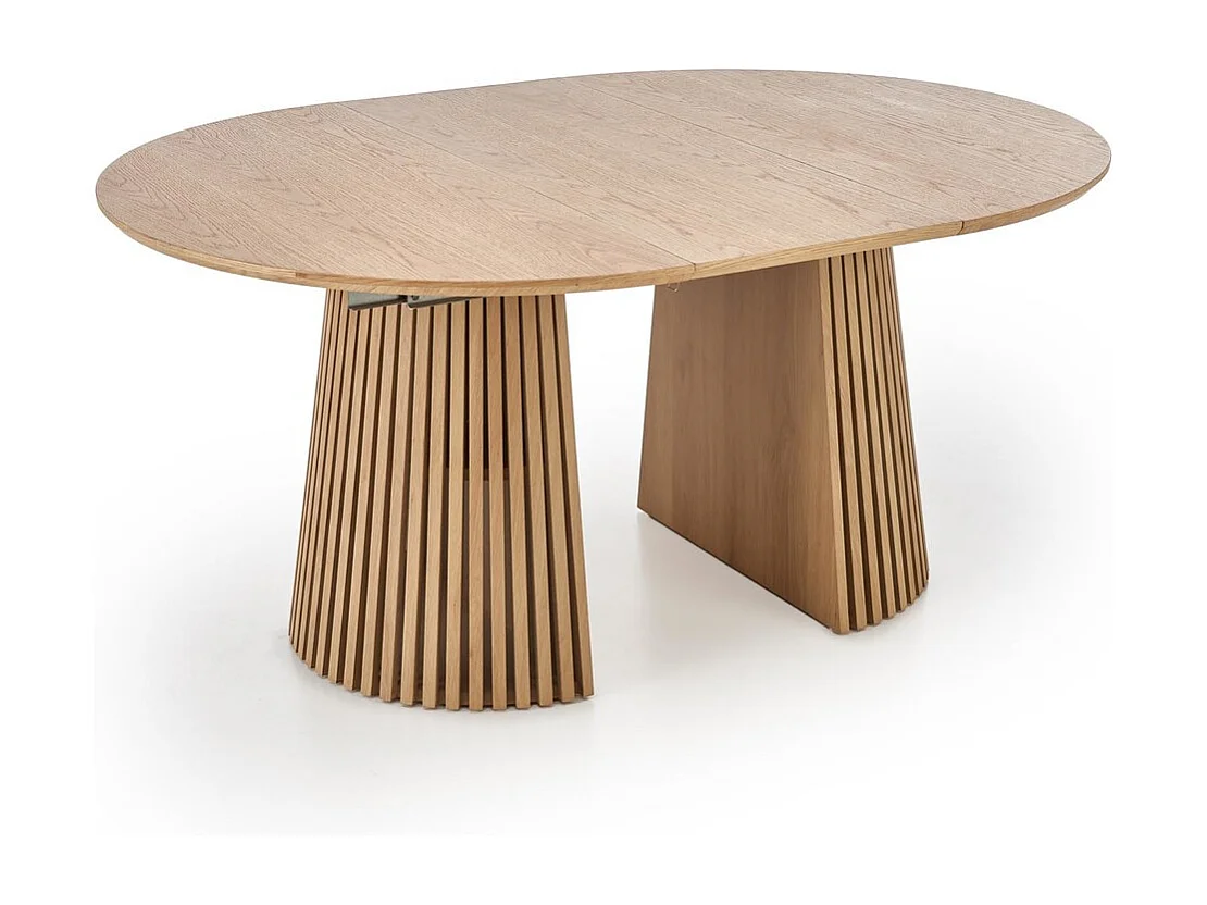 Esstisch Fargo/MDF+Furnier/Erweiterbar/Eichebraun