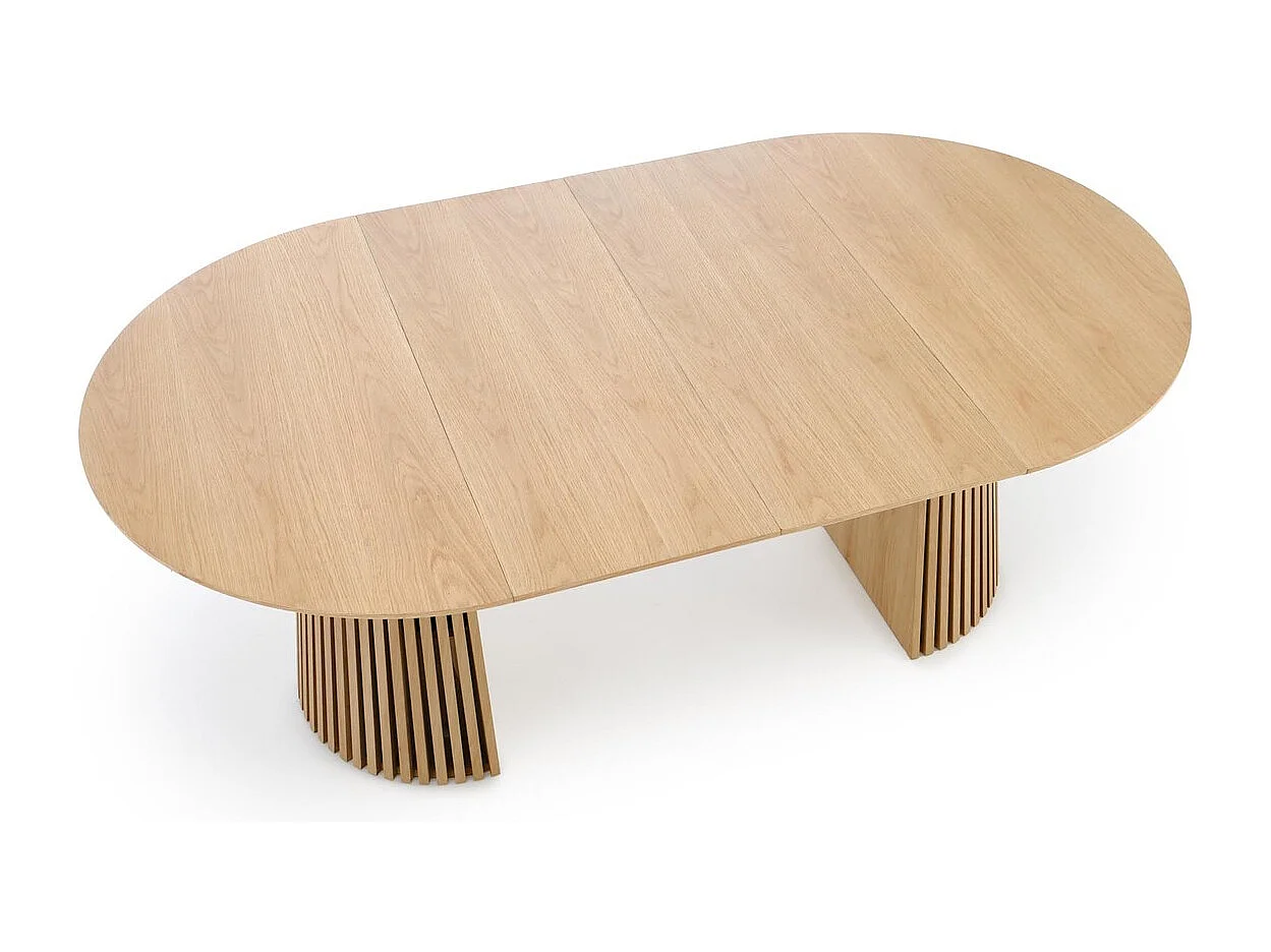Esstisch Fargo/MDF+Furnier/Erweiterbar/Eichebraun