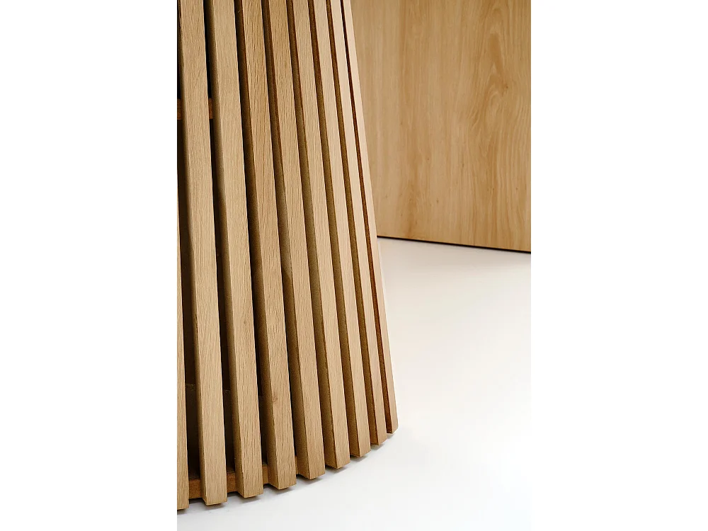 Esstisch Fargo/MDF+Furnier/Erweiterbar/Eichebraun