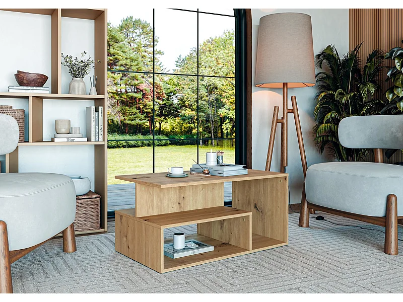 Table basse Iva/plateau de meuble/Artisan