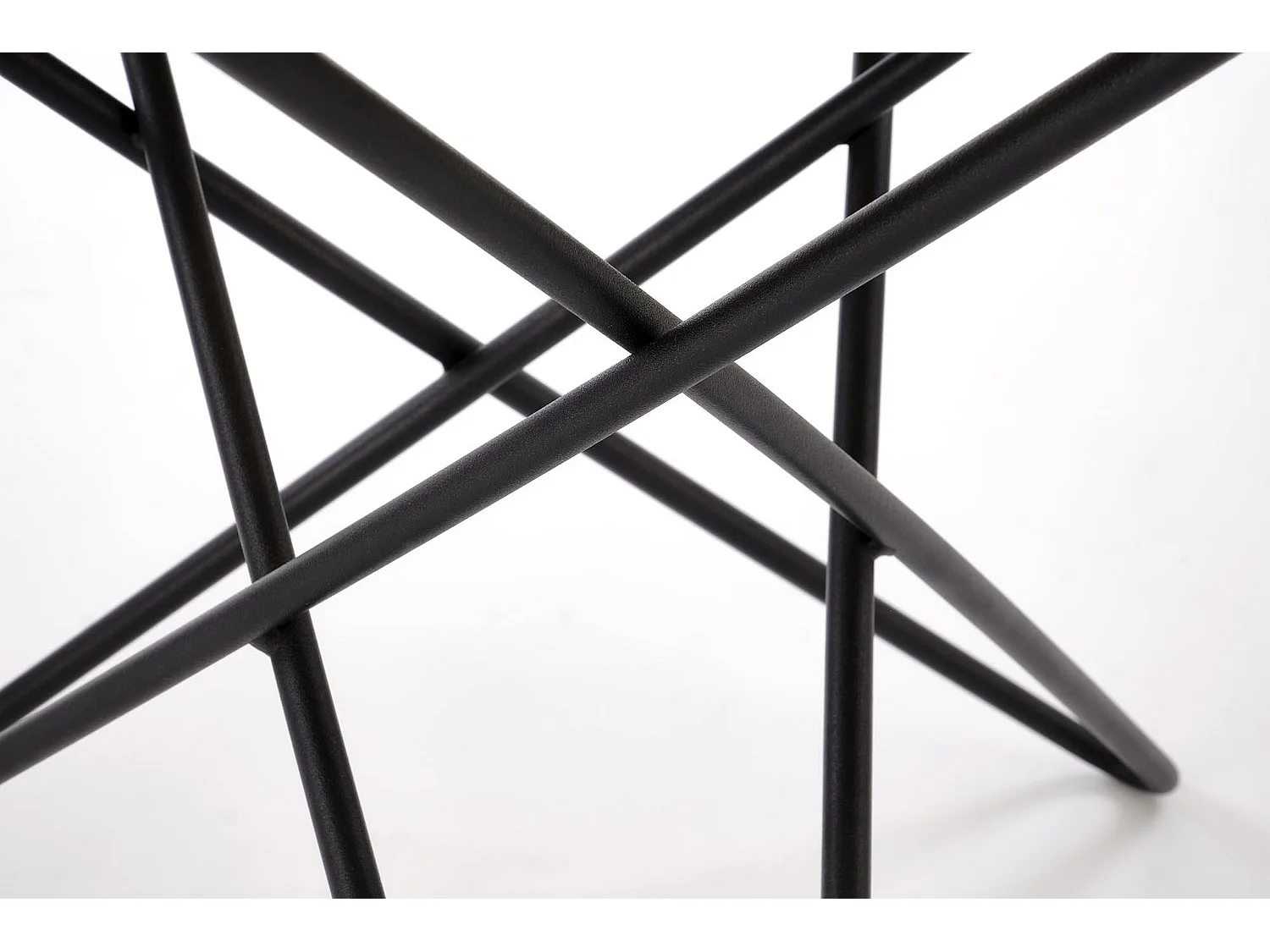 Couchtisch Leila/Gesinternter Stein/MDF&Furnier/Weiss&Schwarz