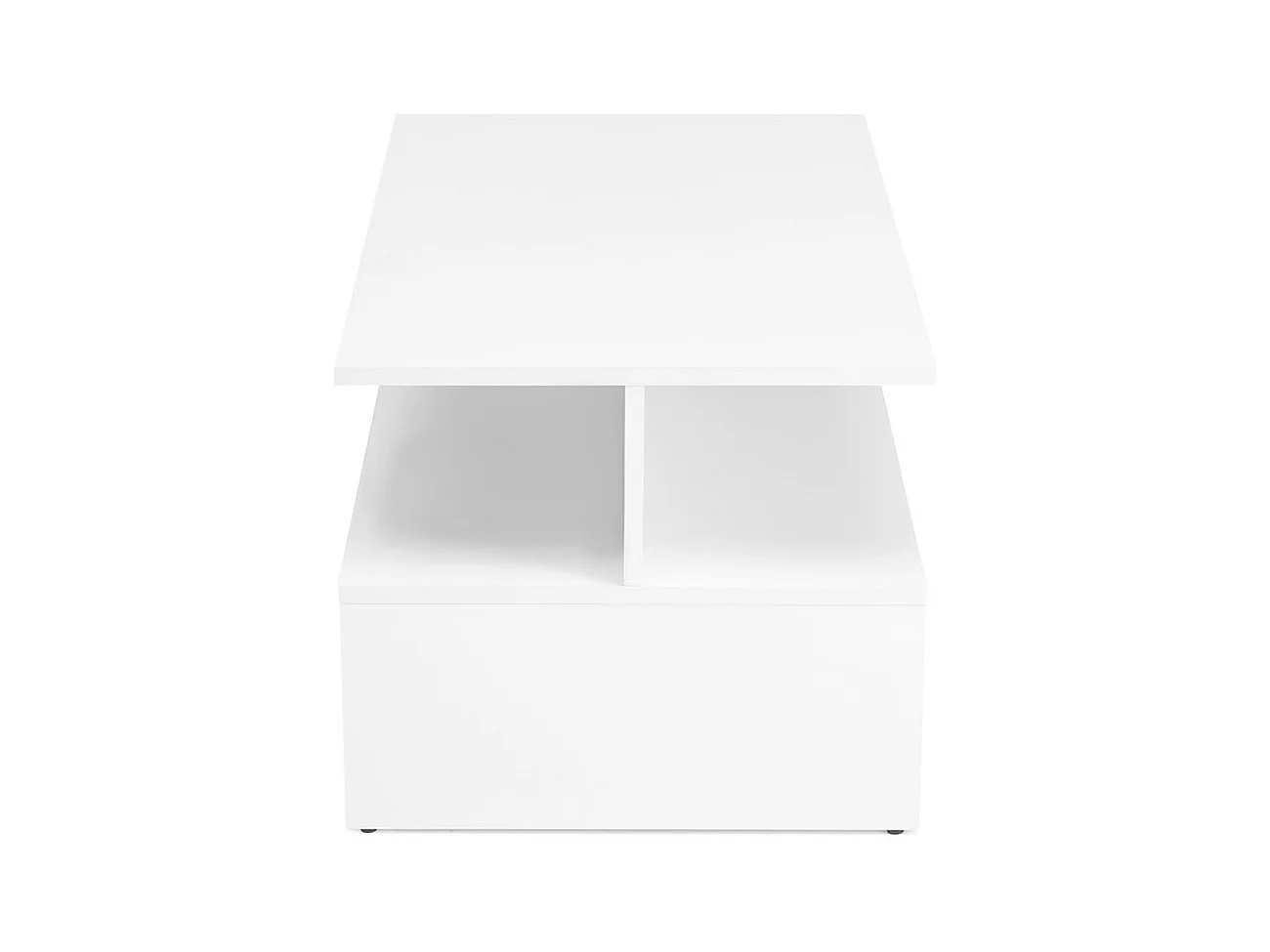 Couchtisch Iva/Möbelplatte/Weiss