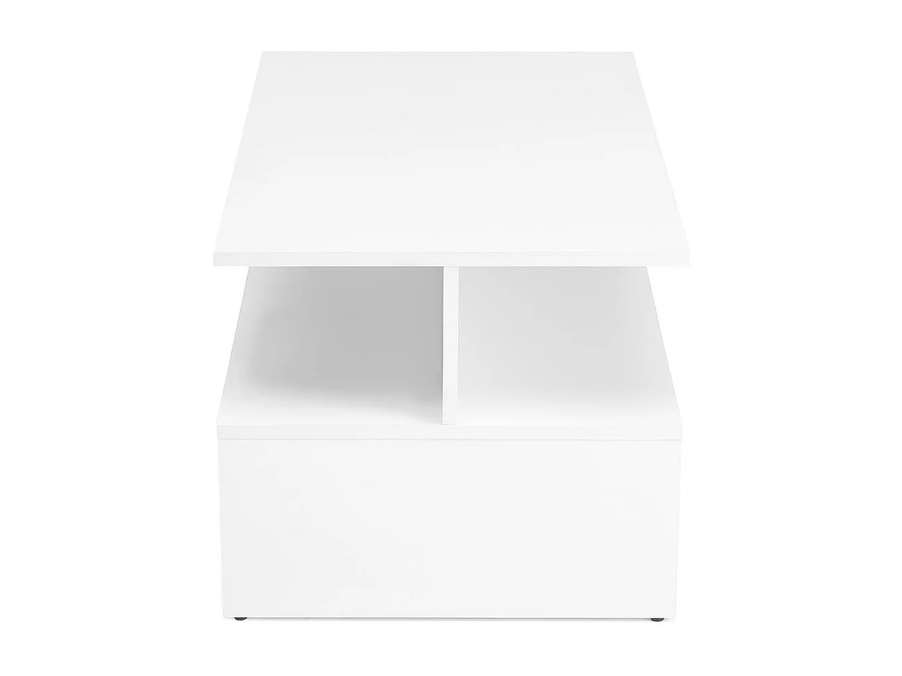 Couchtisch Iva/Möbelplatte/Weiss