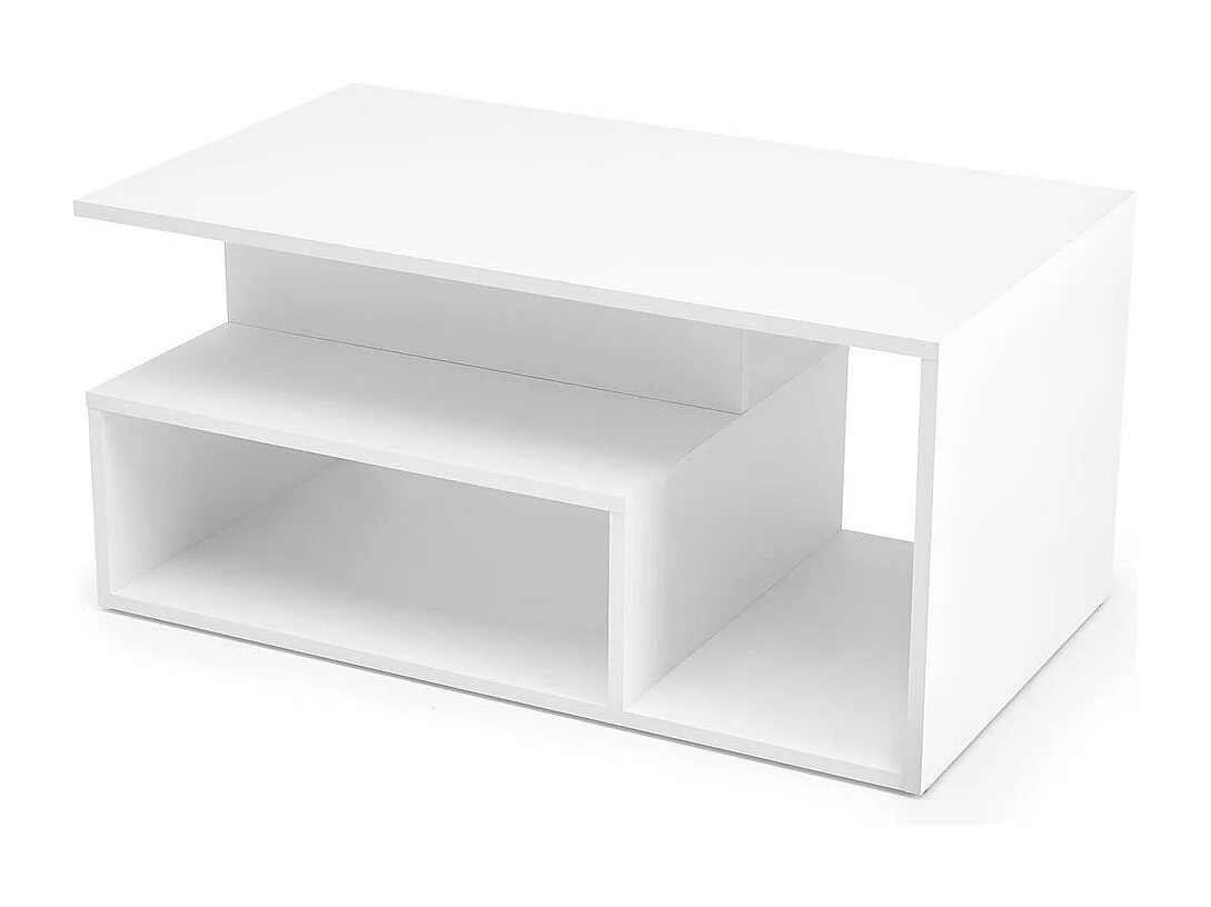 Couchtisch Iva/Möbelplatte/Weiss
