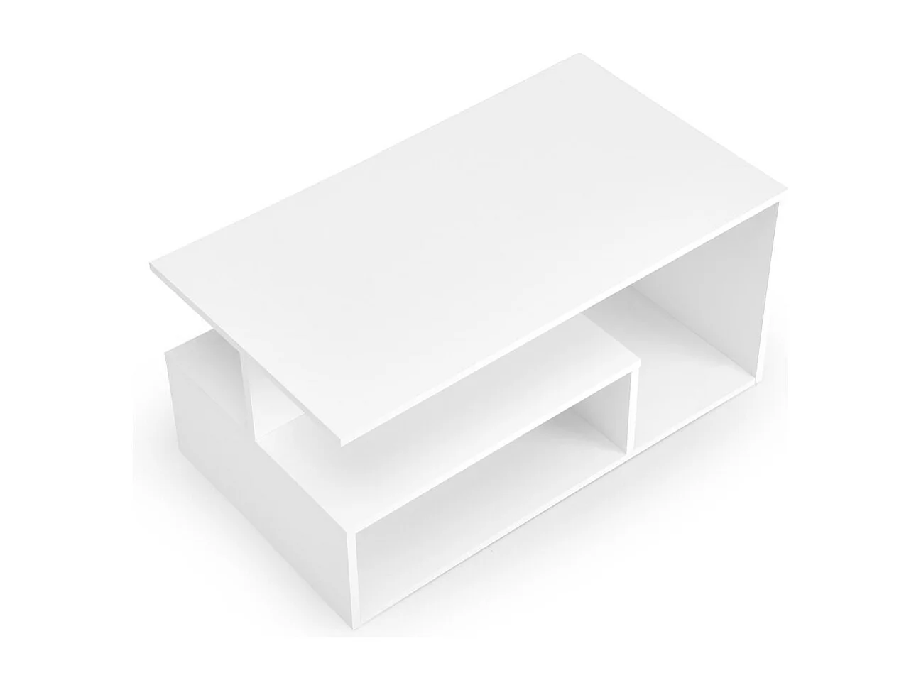 Couchtisch Iva/Möbelplatte/Weiss