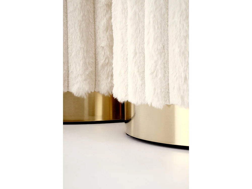 Set di sgabelli Fido/Spazio di stoccaggio/Rivestimento in tessuto/ Beige