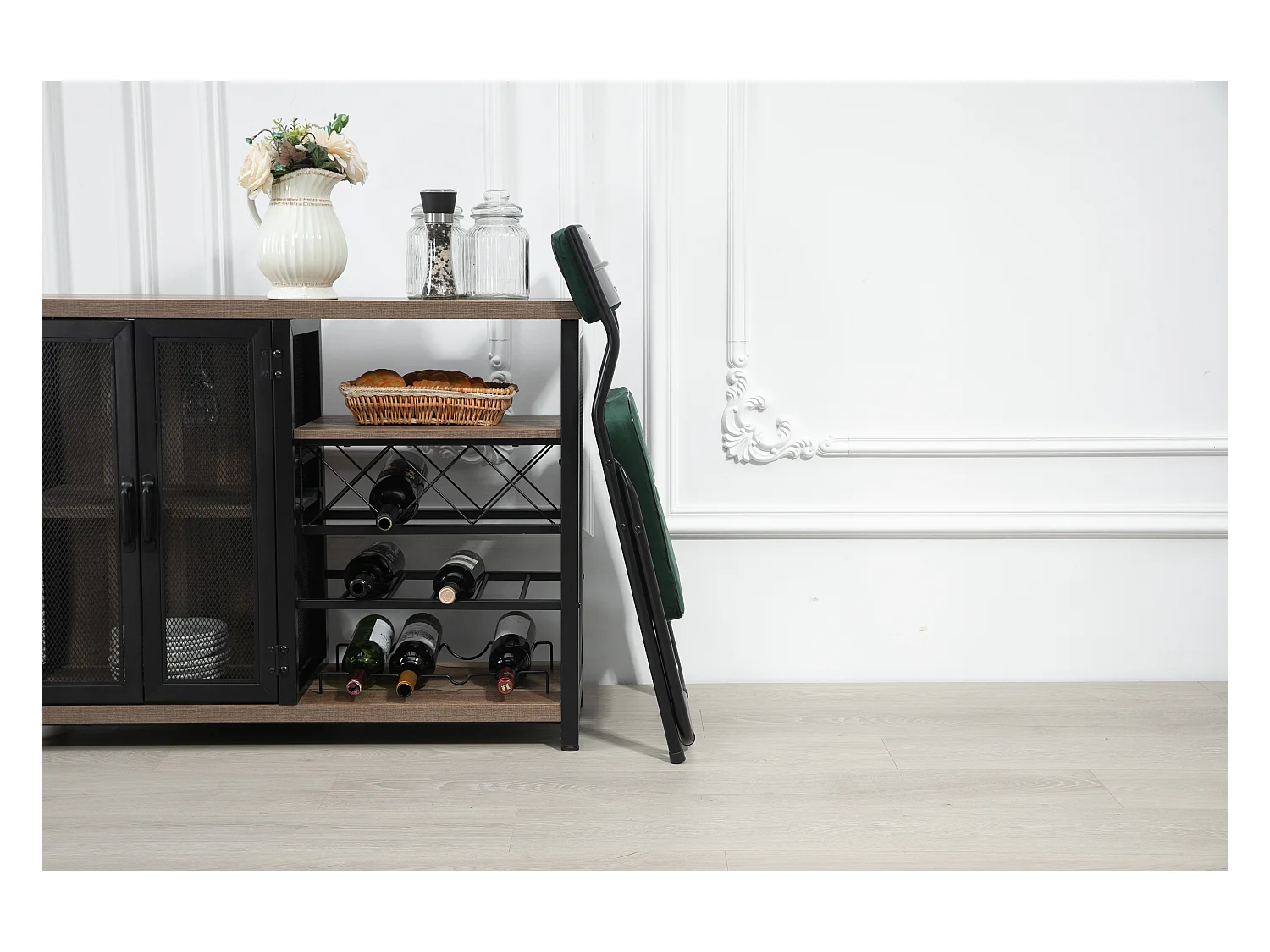 Opvouwbare stoelenset van 2, opvouwbare eetkamerstoelen met kussen, draagbaar, voor gasten, keuken en kantoor, groen