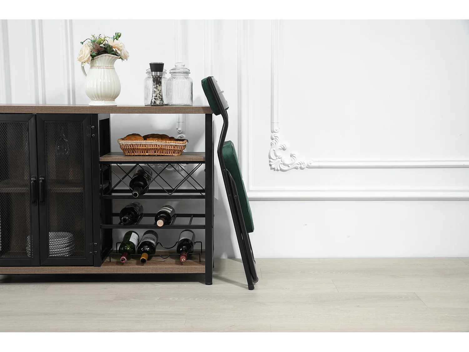 Opvouwbare stoelenset van 2, opvouwbare eetkamerstoelen met kussen, draagbaar, voor gasten, keuken en kantoor, groen