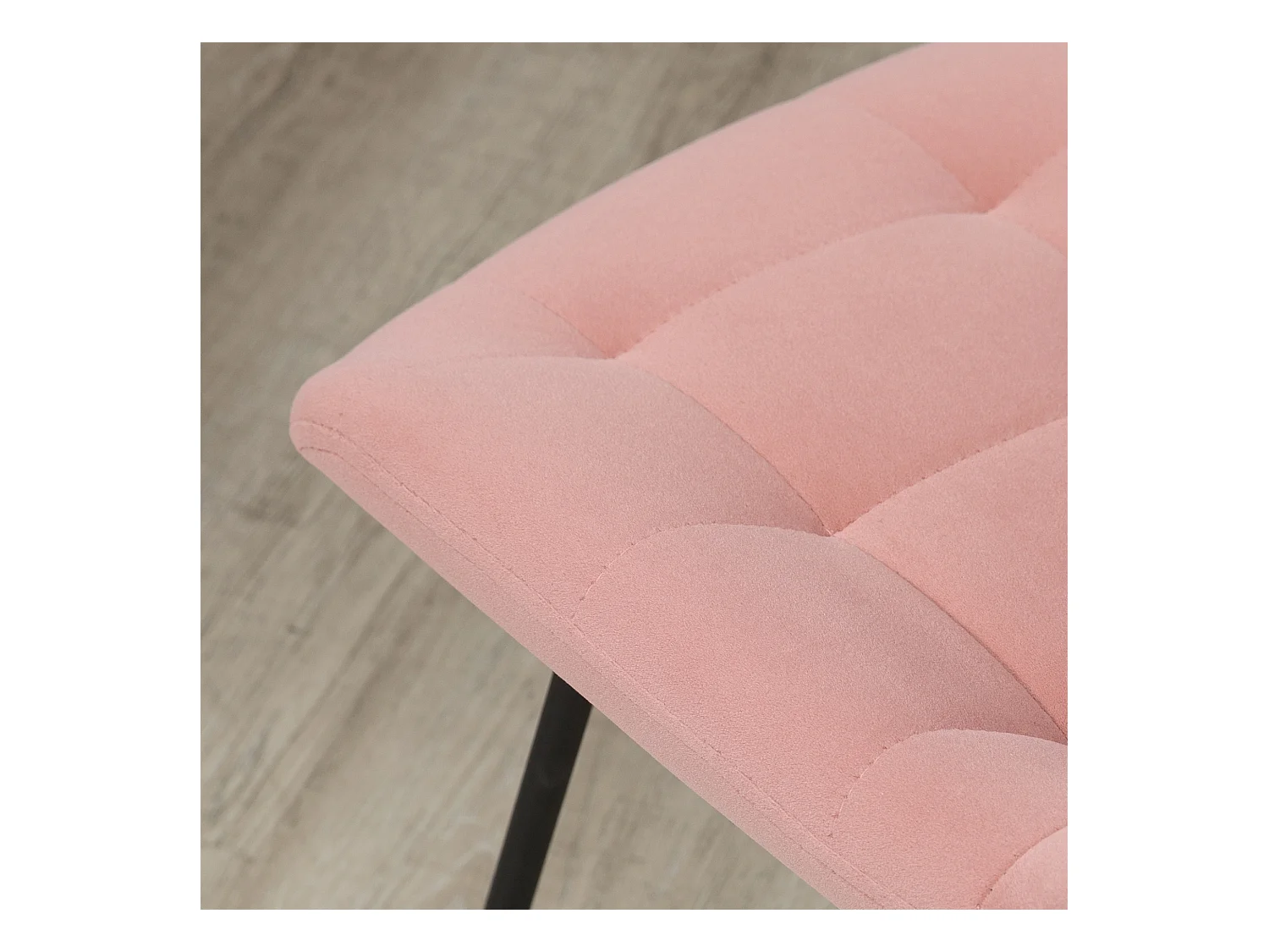 Juego de 2 sillas de comedor, silla de cocina con respaldo, funda de terciopelo en color rosa, diseño retro, patas de acero