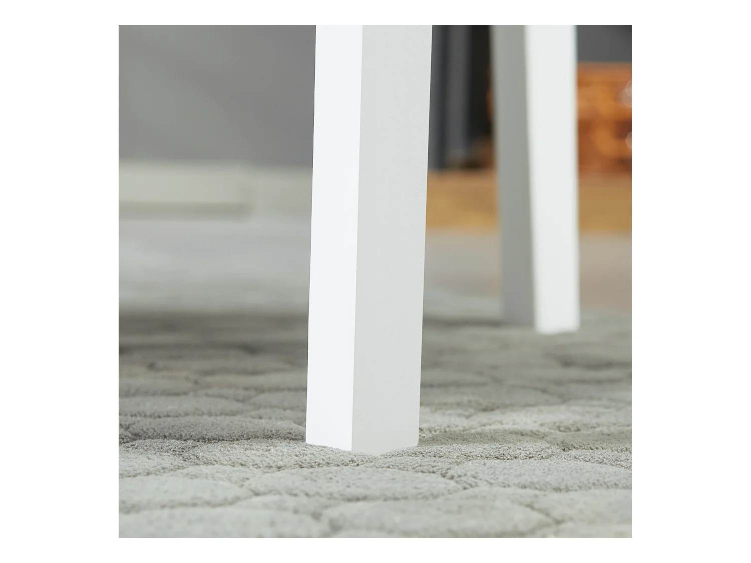 Esszimmerstuhl 2er-Set, Küchenstuhl mit Rückenlehne aus Kiefernholz, grau