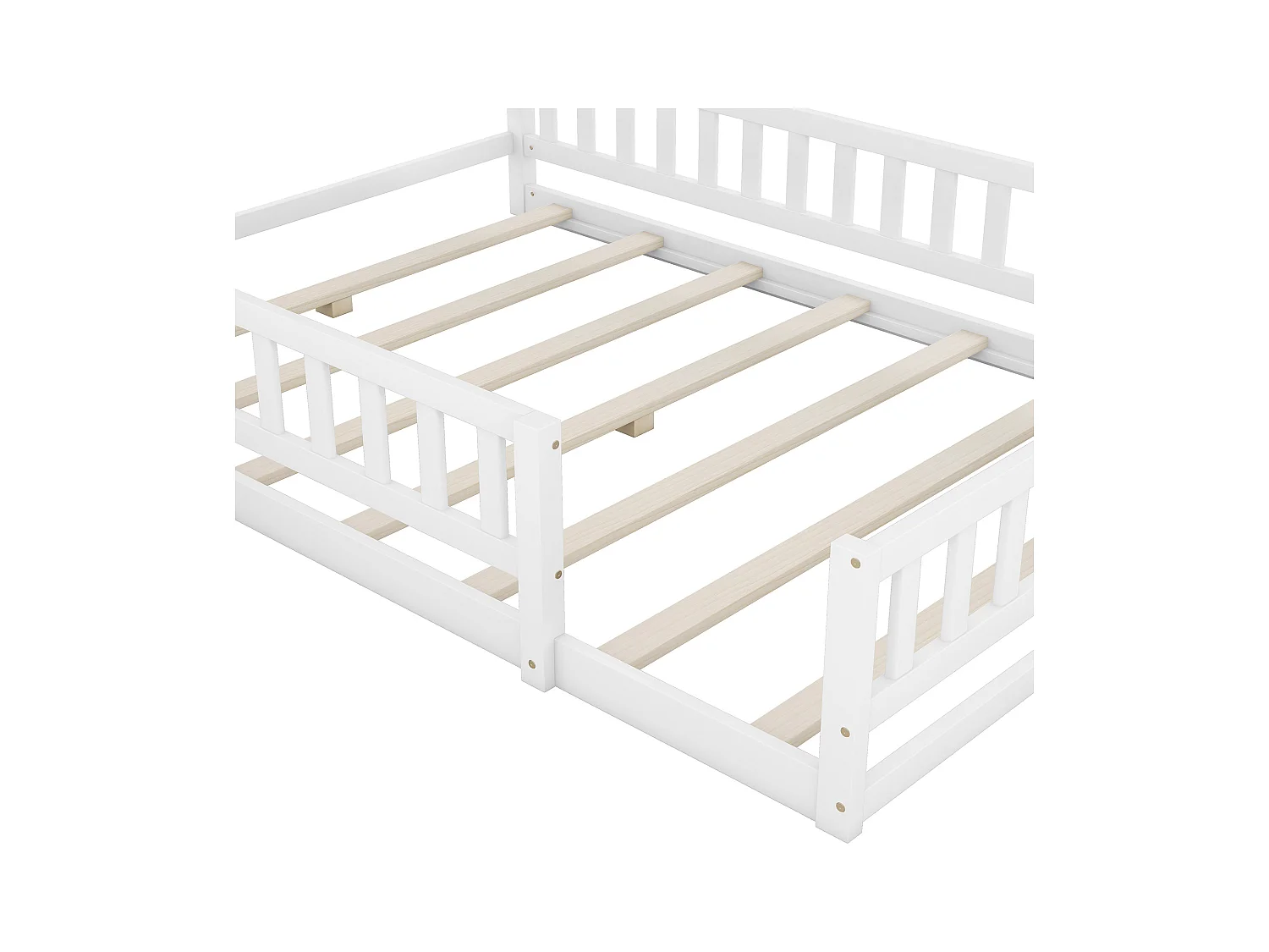 Lit adulte 140x200 cm avec sommier - tête de lit réglable en hauteur et 4 tiroirs - bois - gris (sans matelas)