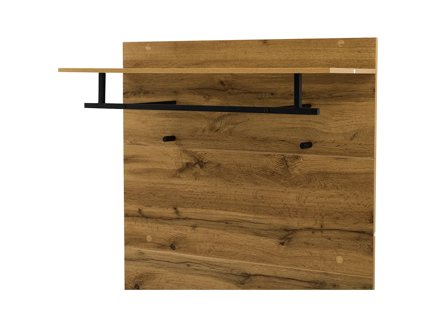 Vestiaire d'entrée 84x37x175 cm blanc avec 4 compartiments de rangement 1 banc rembourré étagères et patères - bois - marron