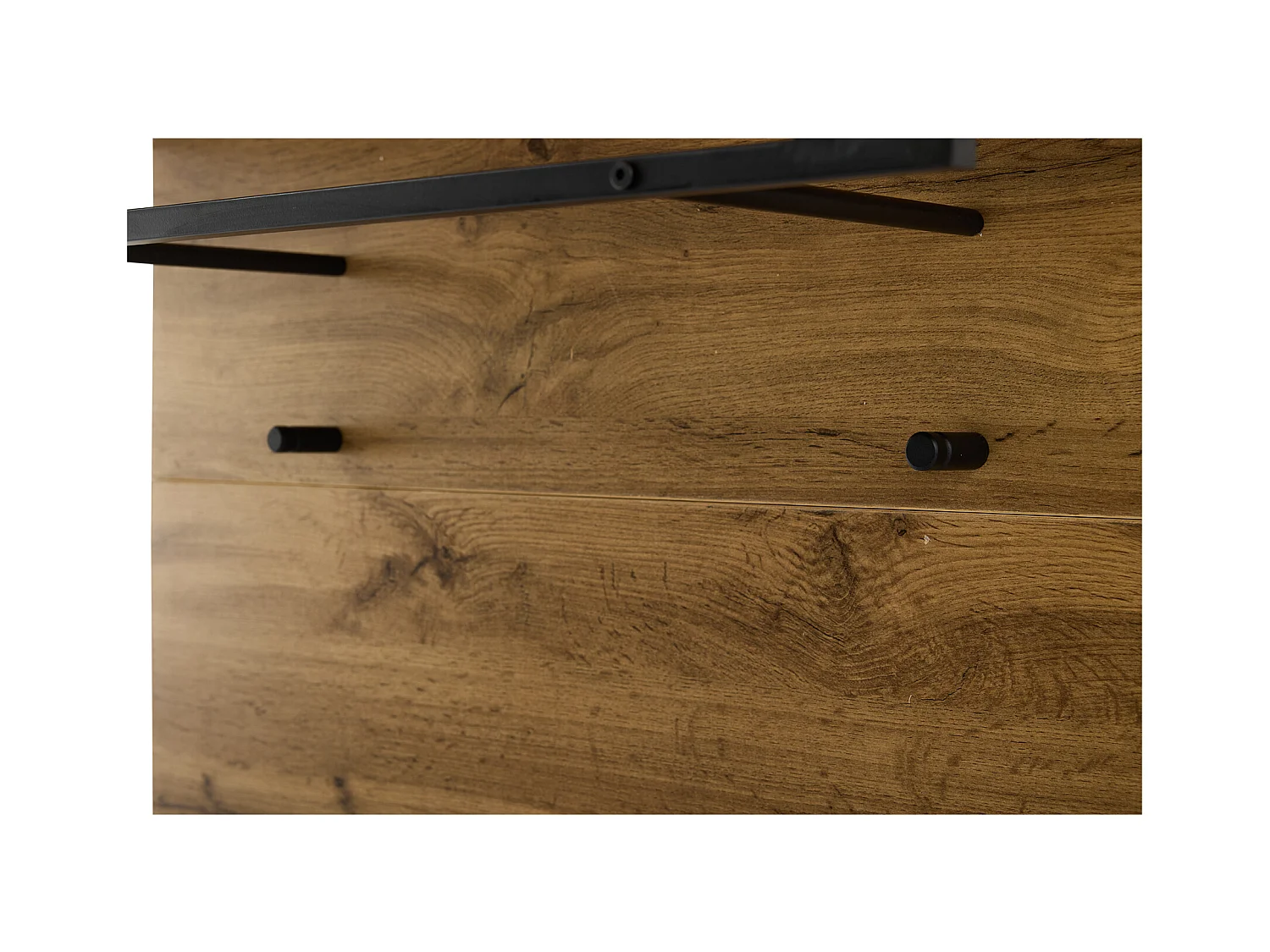 Vestiaire d'entrée 84x37x175 cm blanc avec 4 compartiments de rangement 1 banc rembourré étagères et patères - bois - marron