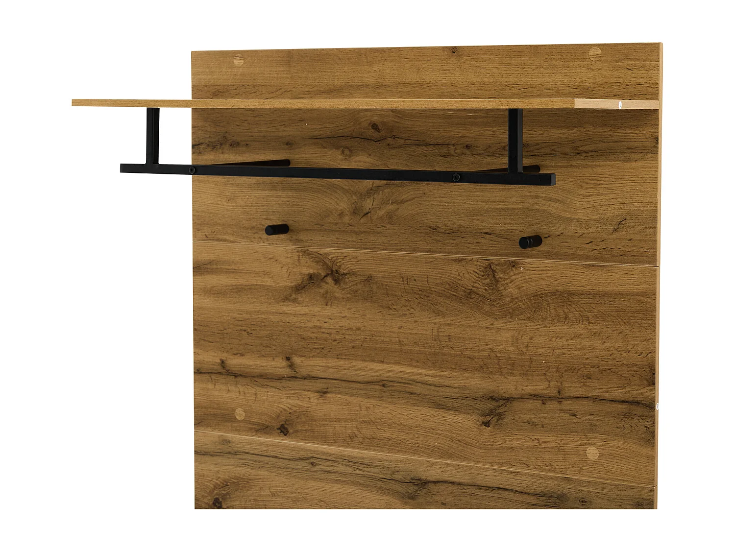 Vestiaire d'entrée 84x37x175 cm blanc avec 4 compartiments de rangement 1 banc rembourré étagères et patères - bois - marron