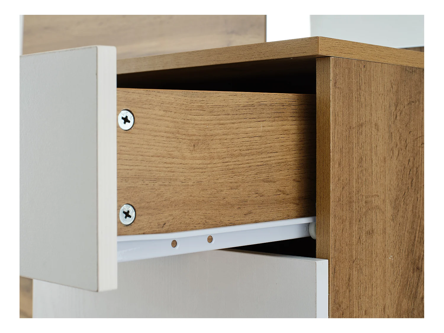 Vestiaire d'entrée 104x39x190 cm avec miroir 1 porte 1 tiroir chaussures étagères et patères en bois - chêne